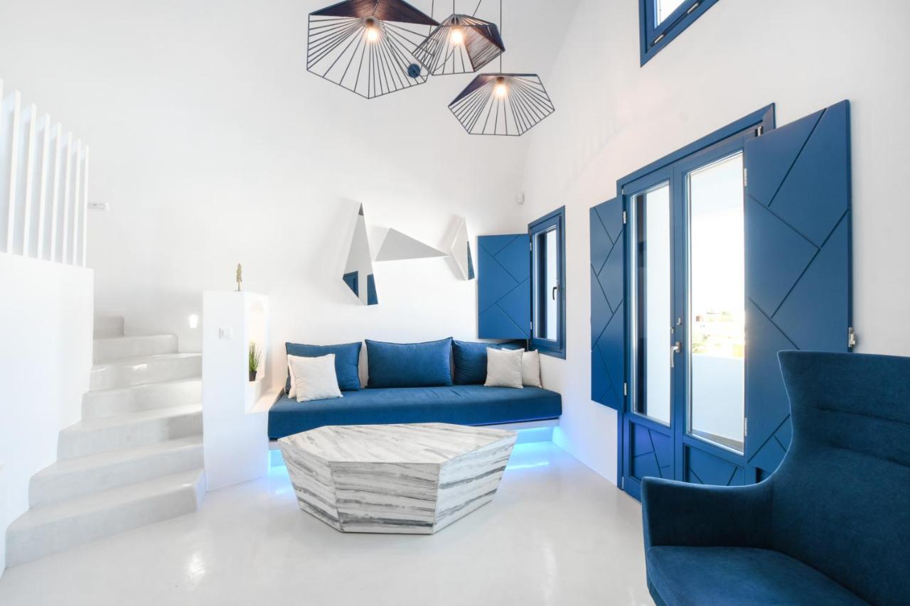 Blue White Residence Monólithos Exterior foto